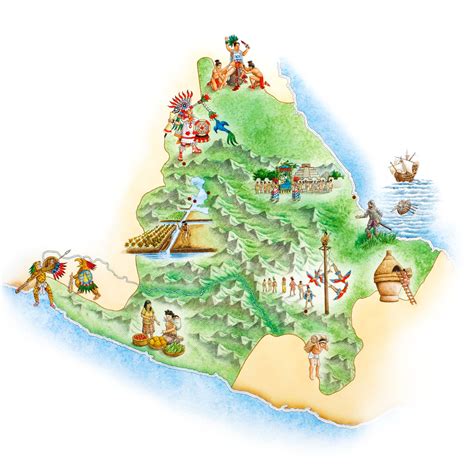 Aztec Empire for Kids: Tenochtitlan .